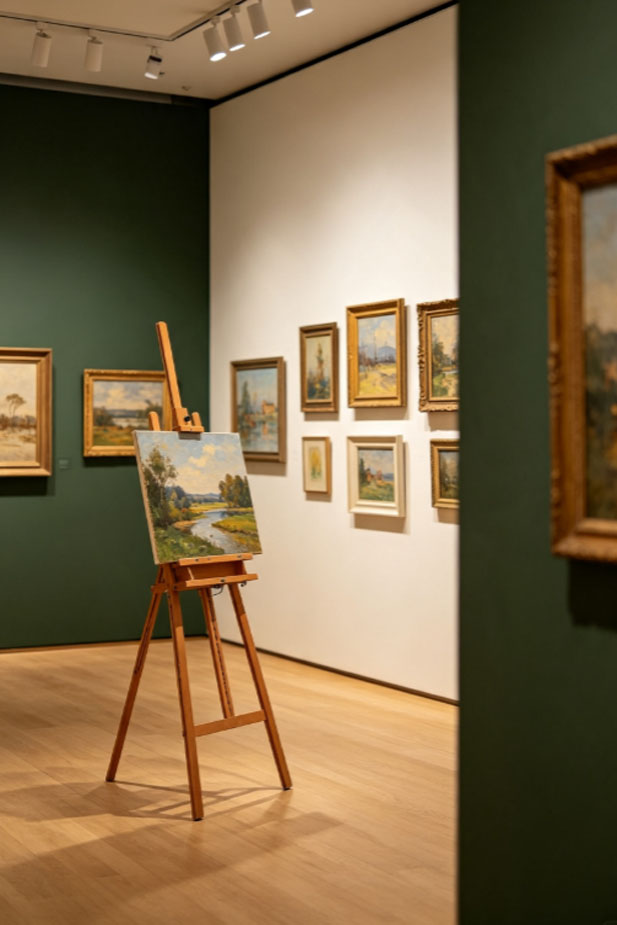 Fine art painting auction