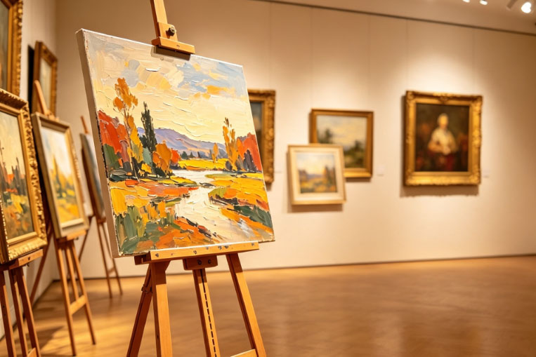 Artwork Consignment Auction Scene
